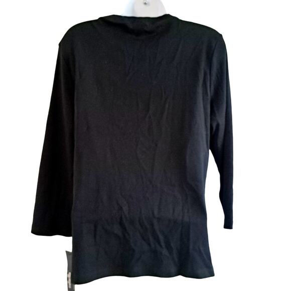 Rafaella Button Up Sequin Cardigan Sweater - Picture 6 of 8